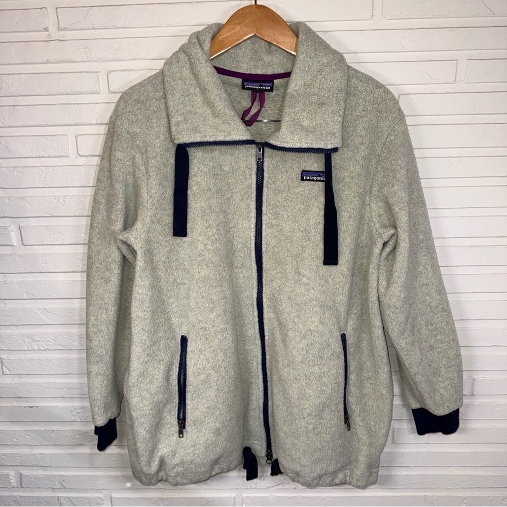 Patagonia Oat Shearling Full Zip Fleece Jacket , Women’s Size Small 26150
